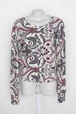 Cardigan canal feminino branco estampado