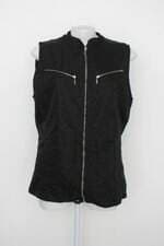 Colete erva daninha feminino preto