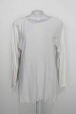 Blusa michael kors feminina off-white com barra mullet