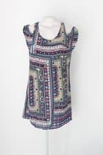 Vestido suite blanco feminino estampado
