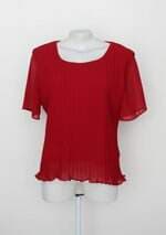 Blusa lietto feminina vermelha com forro