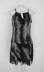 Vestido aquamar feminino estampado com forro