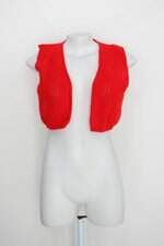 Colete feminino vermelho