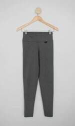 Calça legging lá na rose feminina cinza