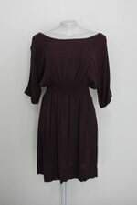 Vestido zinzane feminino bordô