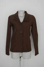 Casaco aba house feminino marrom estampado
