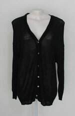 Cardigan de tricot zara feminino preto