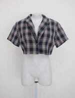 Camisa shein feminina xadrez