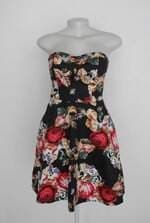 Vestido k9 feminino estampado com Franzido 