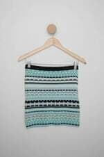 Saia de tricot raquel mattar feminina colorida