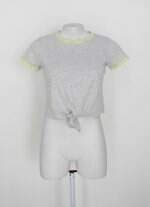 Blusa c&a feminina cinza com amarração