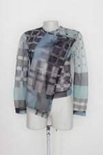 Casaquinho mara mac feminino azul e verde estampado