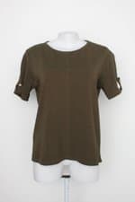 Blusa ak urban feminina verde militar