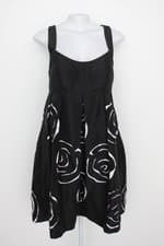 Vestido iris clemencia feminino preto com Bojo