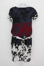 Vestido luigi bertolli feminino estampado com amarração