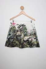Saia feminina estampada floral