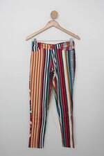 Calça de sarja handbook feminina estampada