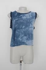 Blusa renner feminina azul com Bordado