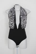 Body feminino estampado