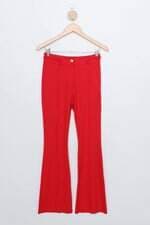 Calça carmim feminina vermelha