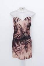 Vestido triton feminino estampado com Bojo