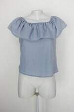 Blusa Ciganinha renner feminina azul 