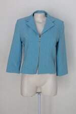 Casaco andréa de oliveira feminino azul com estampa 