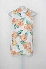Blusa linda de morrer feminina off-white estampada