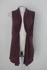 Colete esmeral feminino roxo com Renda 