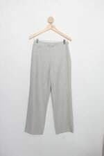 Calça de tecido barred's feminina cinza