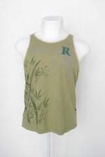 Blusa regata ondulação masculina verde com Bordado