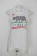 Blusa billa bong feminina branca estampada