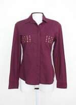 Camisa c&a pool feminina vermelho com Aplique