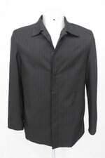 Blazer Preto Risca De Giz Alan Terrier 