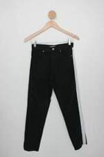 Calça renner feminina preta Faixa Lateral