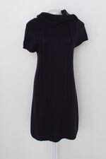 Vestido wishes feminino roxo com decote drapeado