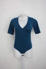 Body bellucci feminina verde azulado