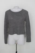 Blusa de tricot c&a feminina cinza