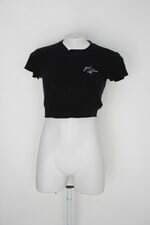 Cropped lunender feminino preto