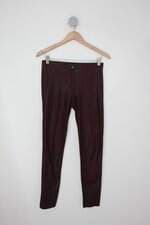 Calça de suede zara feminina vinho