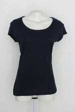 Blusa h&m feminina azul básica