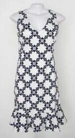 Vestido lhj fashion feminino estampado com Cós com elástico