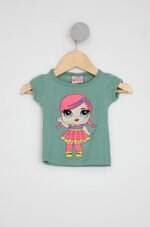 Camiseta Infantil du momento com silk