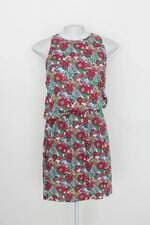 Vestido Hering feminino estampado com Cós com elástico
