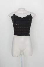 Regata cropped feminina preta 