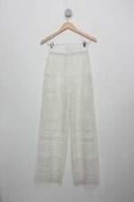 Calça de renda talgui feminina branco 