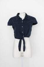 Cropped jeans riachuelo feminino azul