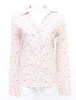 Camisa Bege Estampada Carmim
