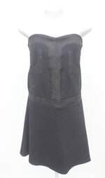 Vestido Preto Bordado Iodice 