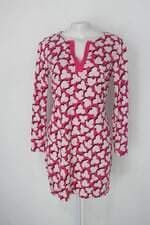 Vestido diane von furstenberg feminino rosa estampado